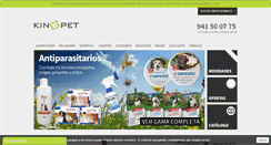 Desktop Screenshot of kingpet.es